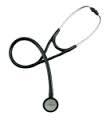 Lumeon Cardiology Stethoscope, 27" - Black